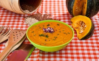 Creme de Cenoura, Ab�bora e frango